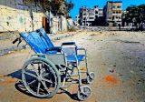 Beit Hanoun, Rollstuhl, Foto: AP